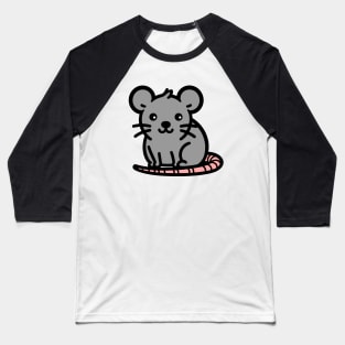 Cute Rat Baseball T-Shirt